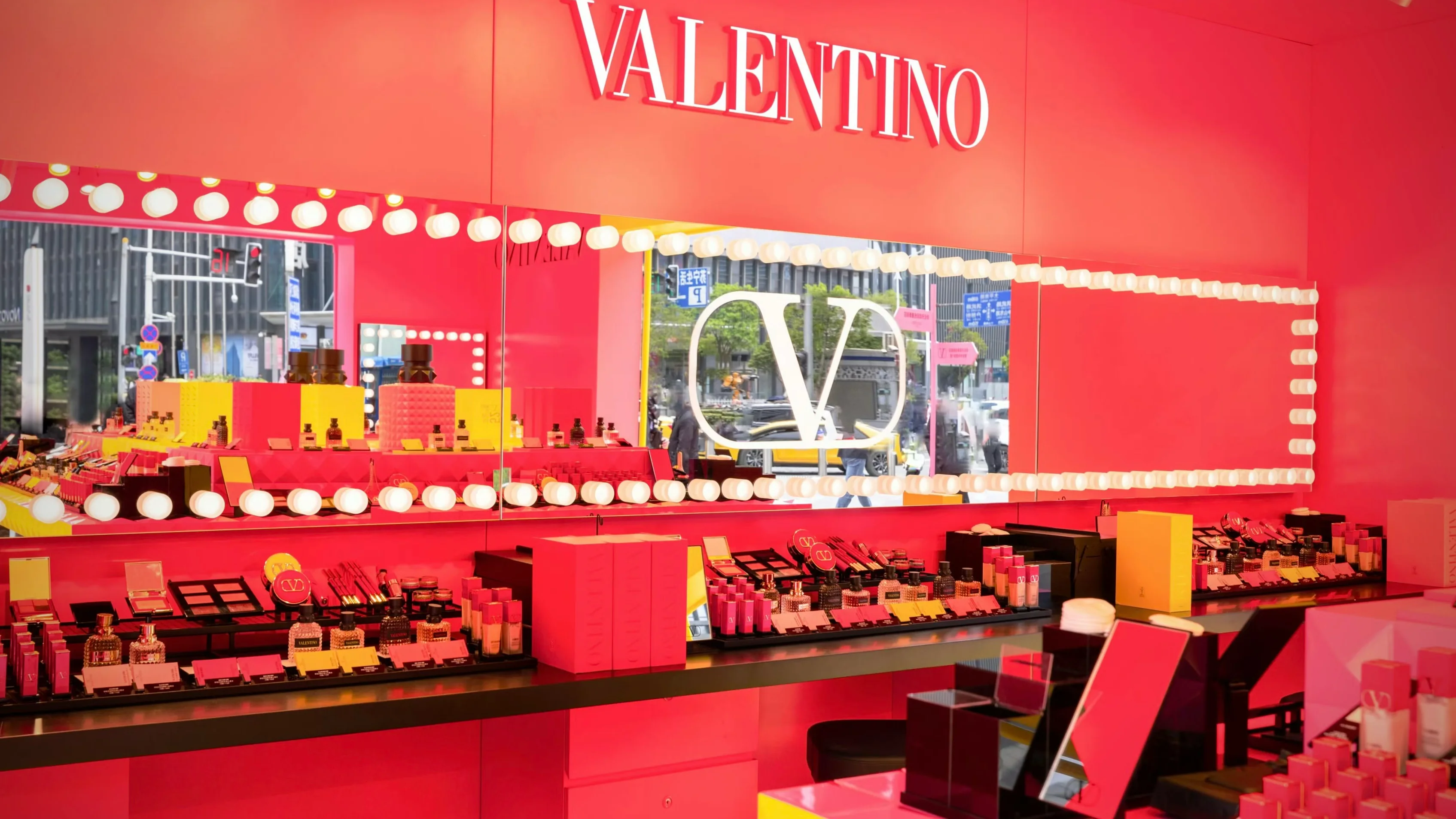 Valentino Beauty China launch campaign direction