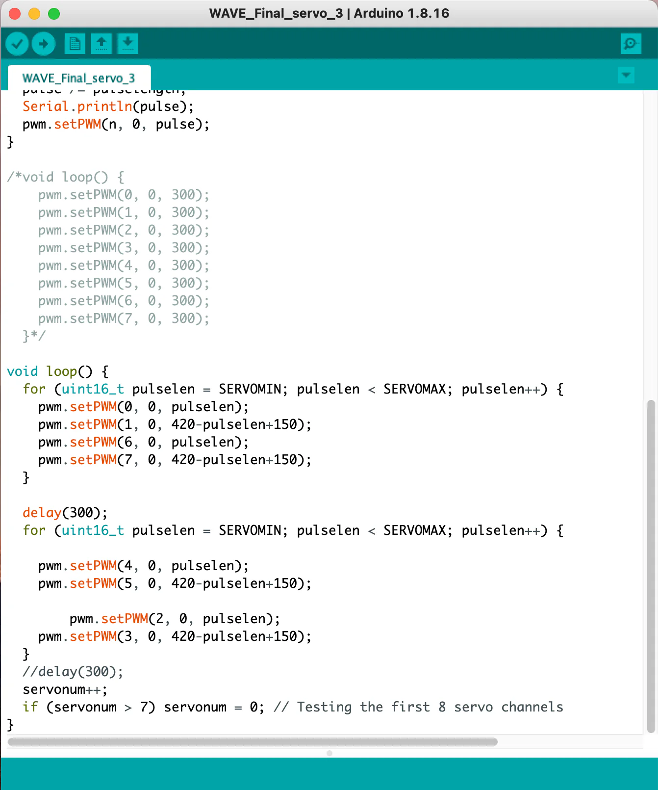 Wave code process two