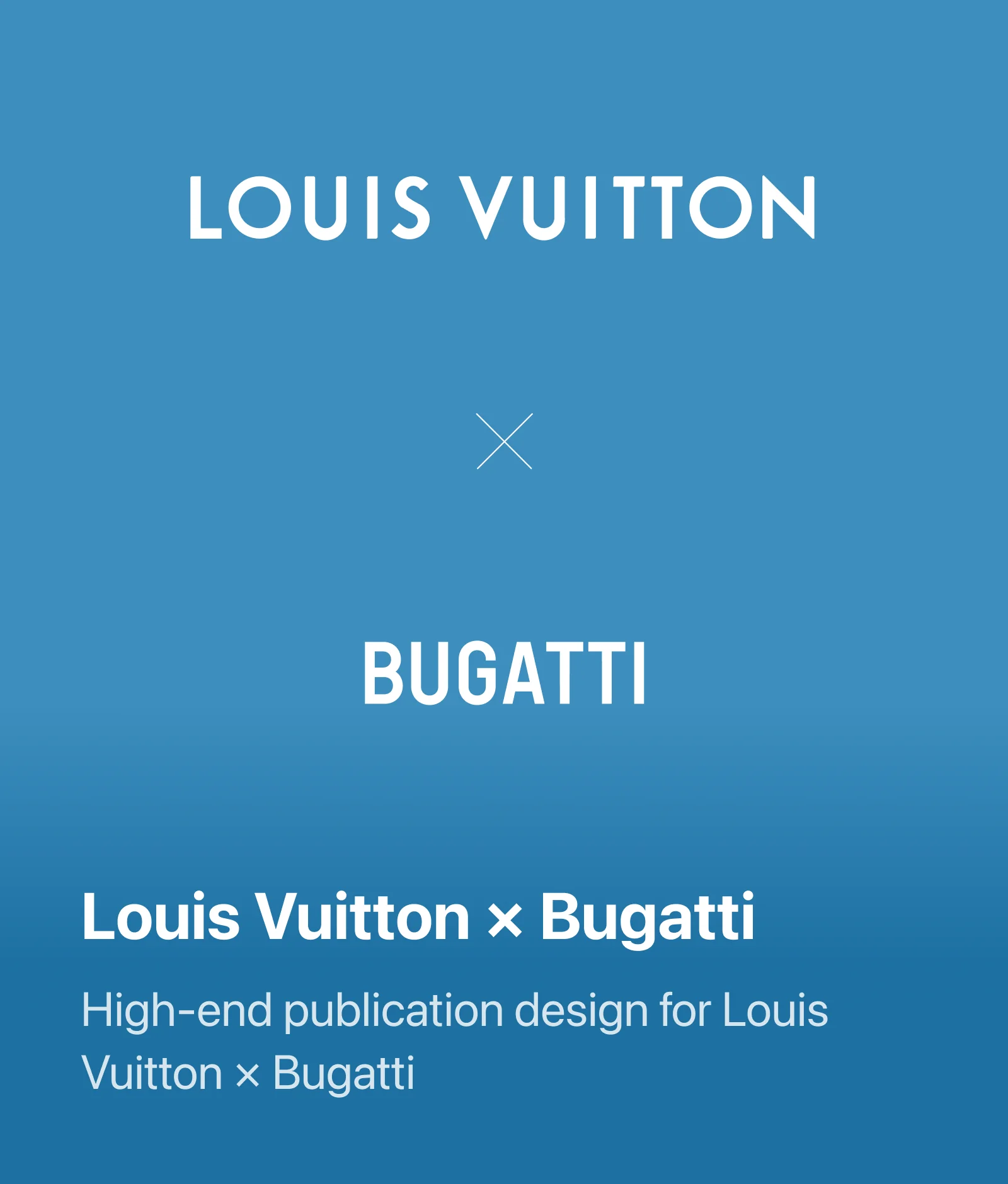 Louis Vuitton × Bugatti