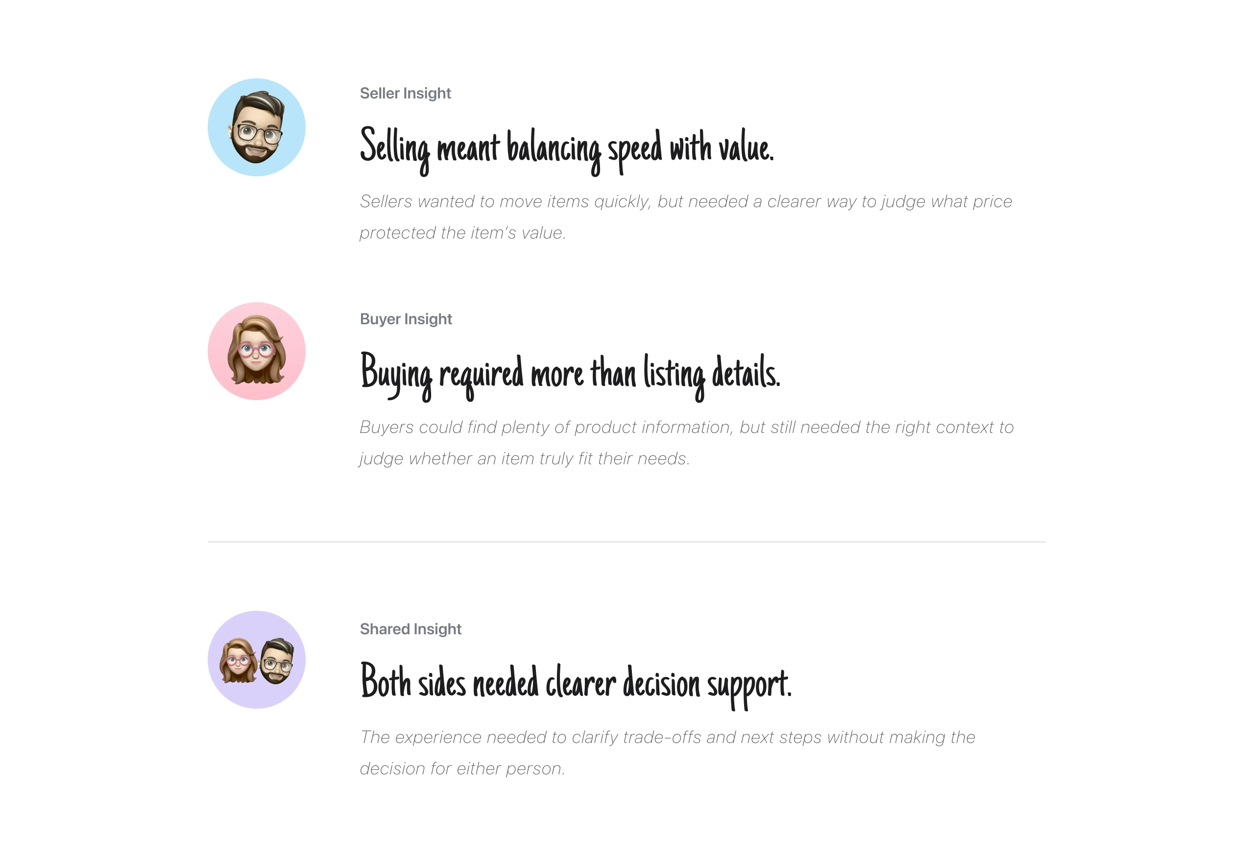 Dollar Flip seller, buyer, and shared marketplace insights