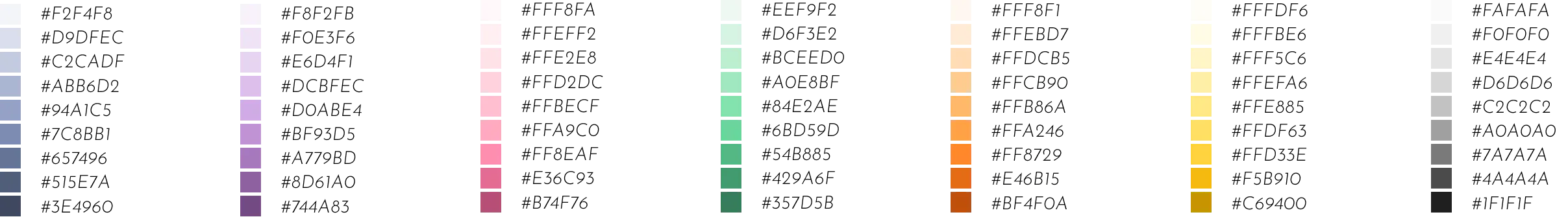 Polyverse color system