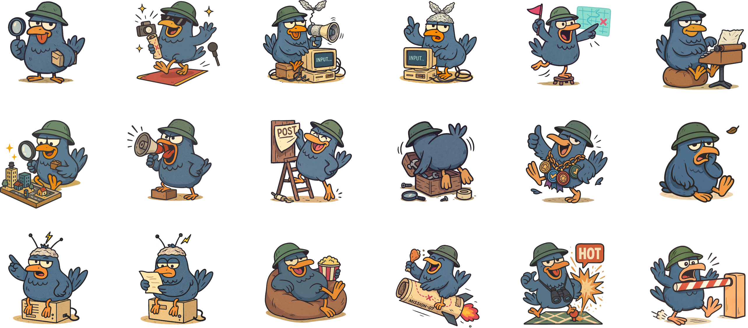 Figo character and exploration companion design